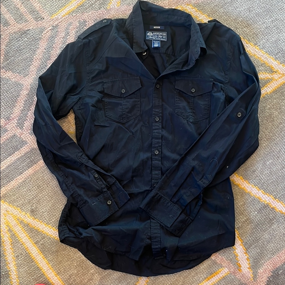 American Rag Black Lightweight Shirt